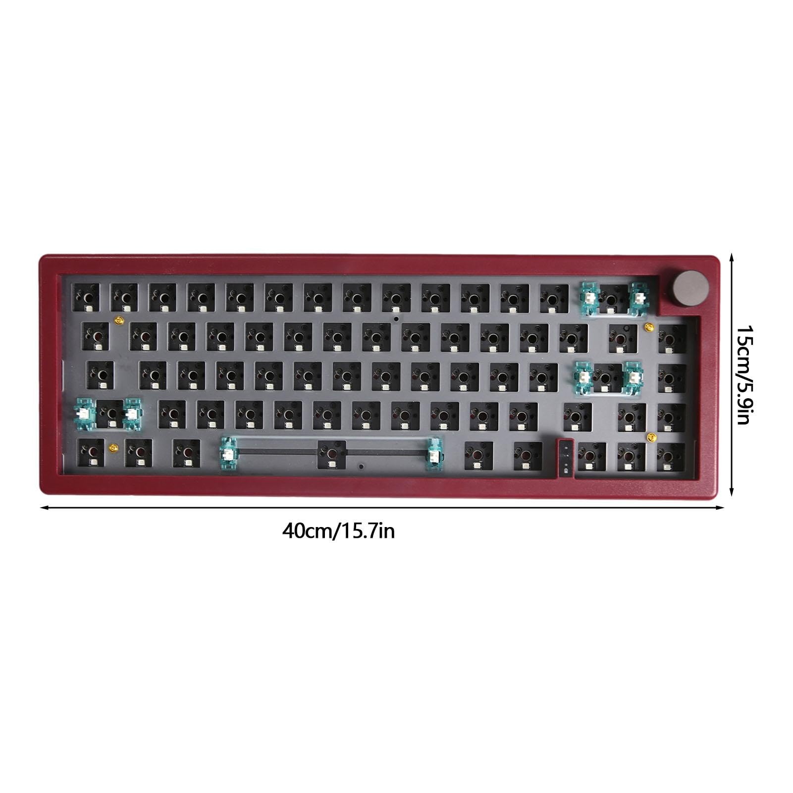 Tastiera Meccanica RGB - Kit Tastiera Gmk67 | Tastiera Personalizzabile | Senza Fili Con Tasto Multimediale, Tastiera Retroilluminata RGB Per PC, Tastiera Da Portatile A 67 Tasti, Kit
