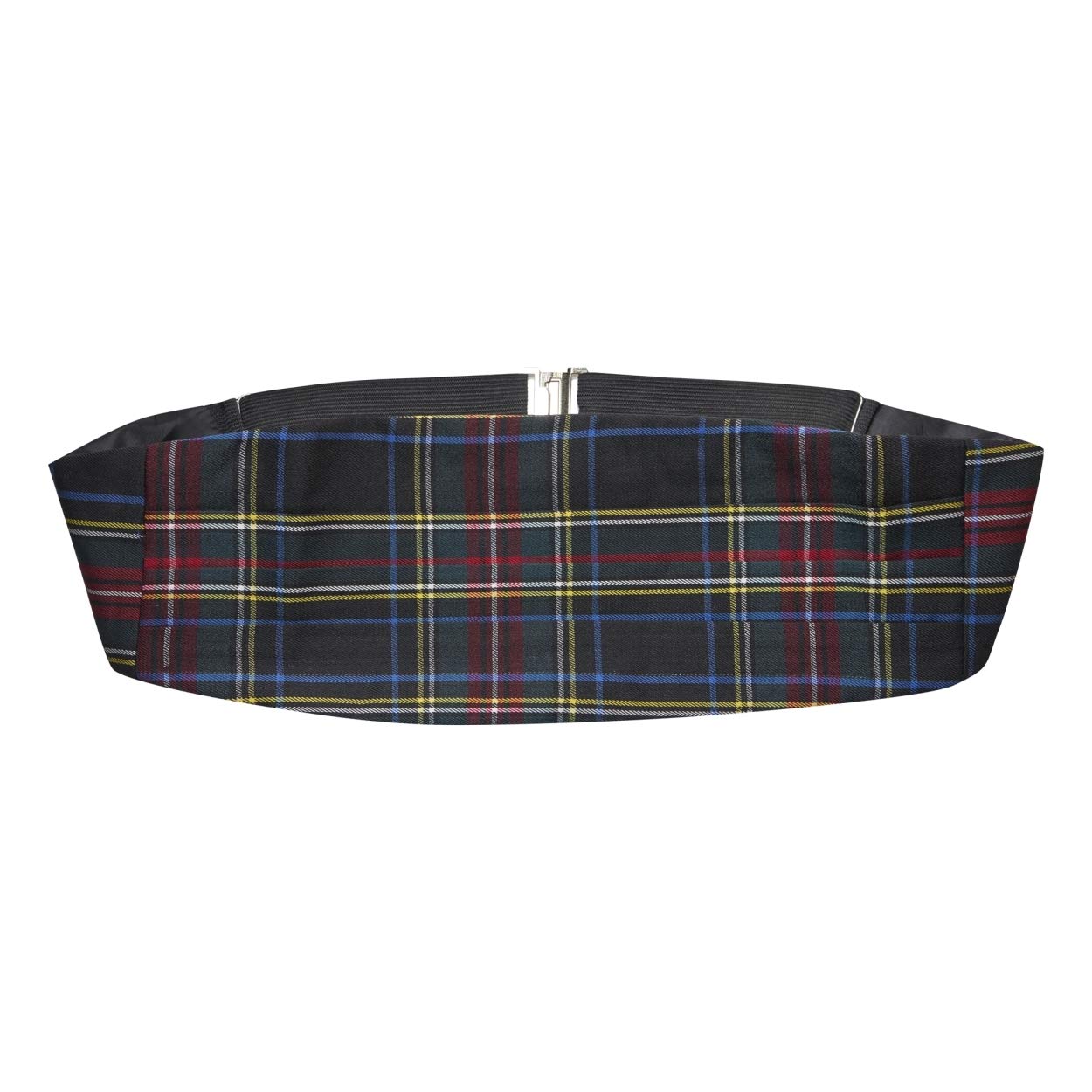 Traditional Dark Green Tartan Cummerbund, Scotland