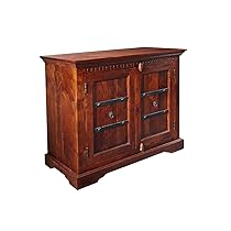 Stile coloniale Cassettiera Acacia in legno massello OXFORD #423