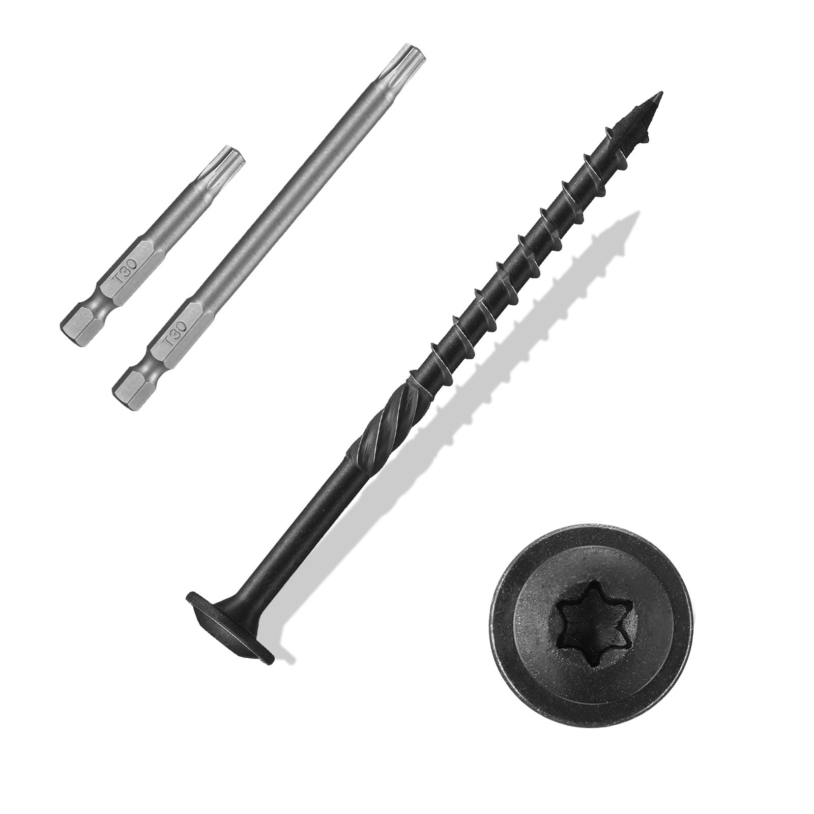 14x6 Inch Washer Head Rust Resistant Construction 100PCS #14×6
