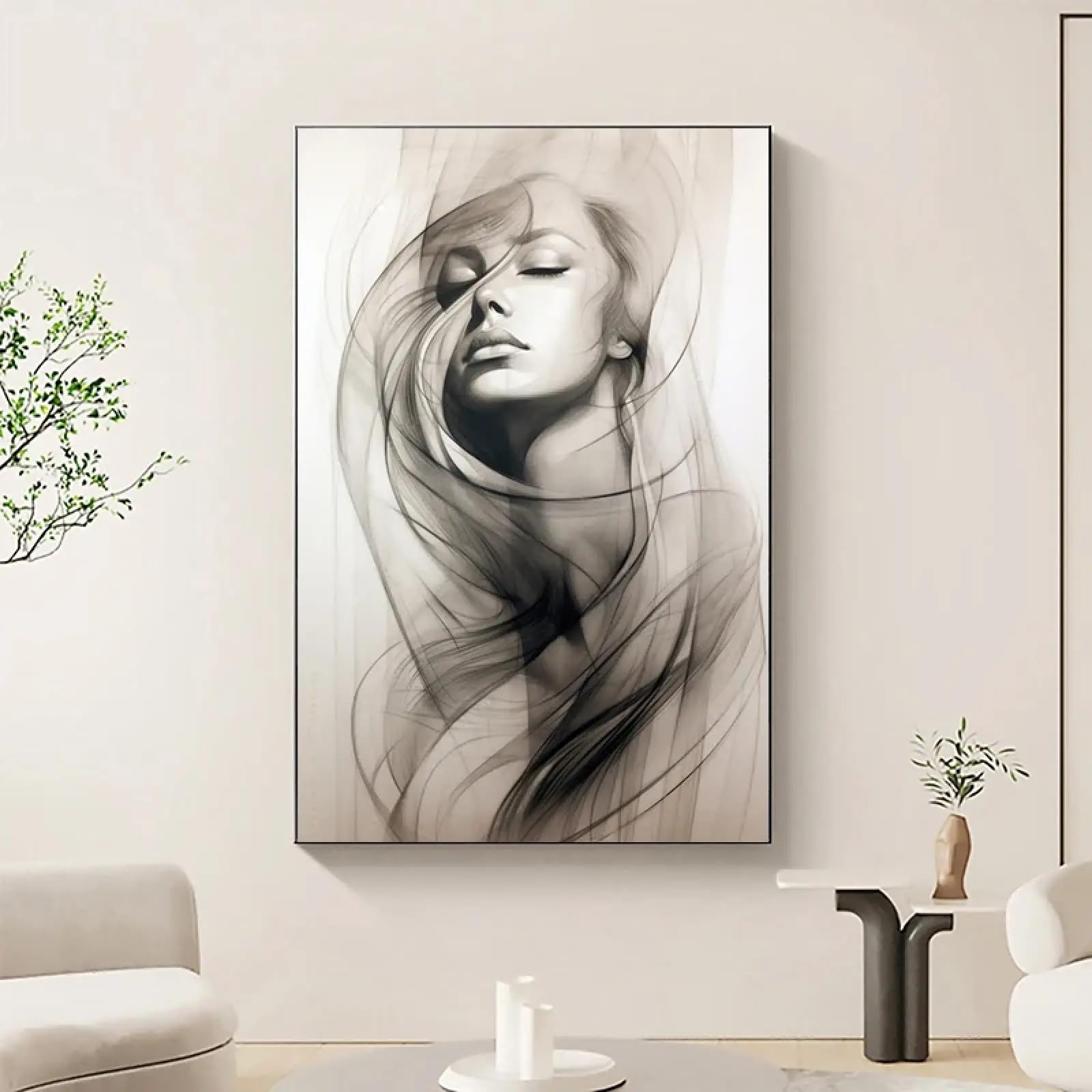 Impressions d'art mural haut de gamme : peinture abstraite 70x100cm - 6