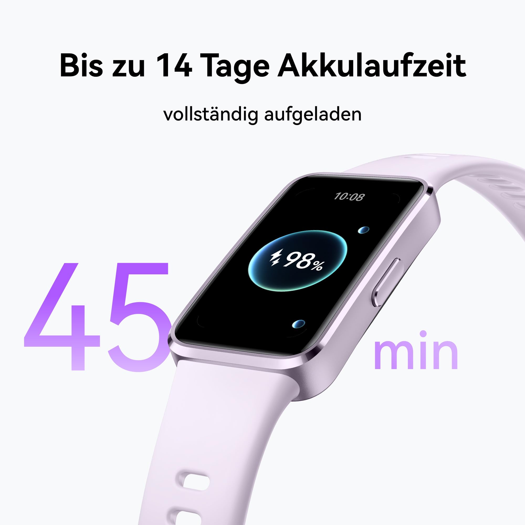HUAWEI Band 10 Smartwatch, Fitness-Tracker, Schwarz | 24/7 Tracking bietet genaue Schlafanalyse & HRV-Messung. Perfekt für Fitness-Enthusiasten zur täglichen Regeneration.
