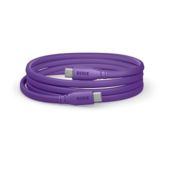 RDE SC17 USB-C to USB-C Flat Cable 1.5m, Purple