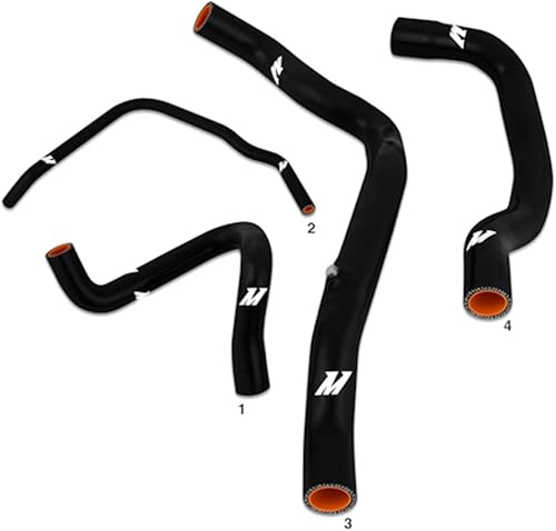 Miniatura 6 de Mishimoto MMHOSE-TINY-01RD - Kit de manguera de radiador de silicona compatible con Mini Cooper S 2002-2008, color rojo