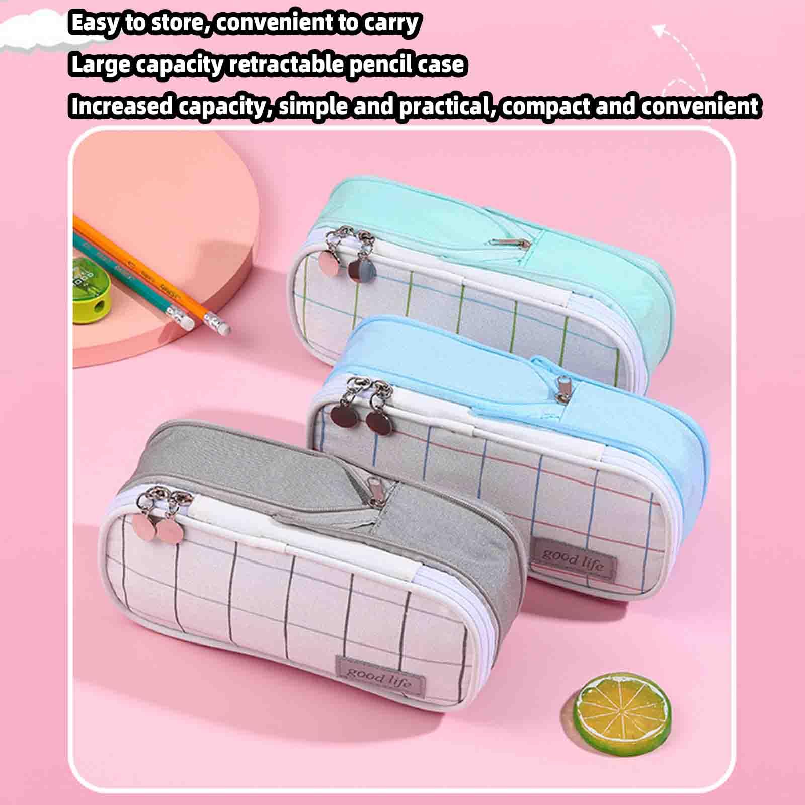 GmeDhc Federmäppchen Mit Schlüsselring - Doppeltes Design Für Schule & Büro