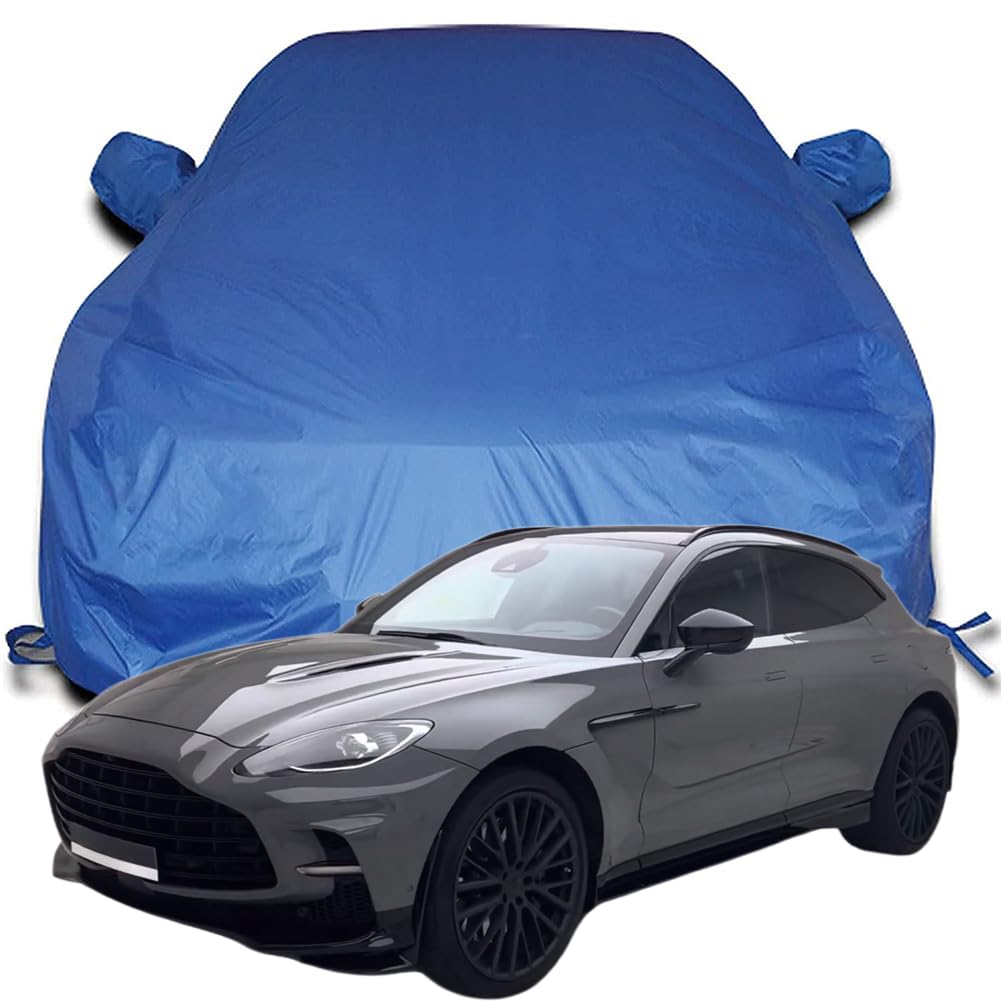 Copriauto Impermeabile for Aston Martin DBX 707 2022 2023 2024 2025 2026, Coperture for Esterni in Tessuto Oxford Traspirante Protezione da Pioggia, Sole e Polvere Antivento,Nero