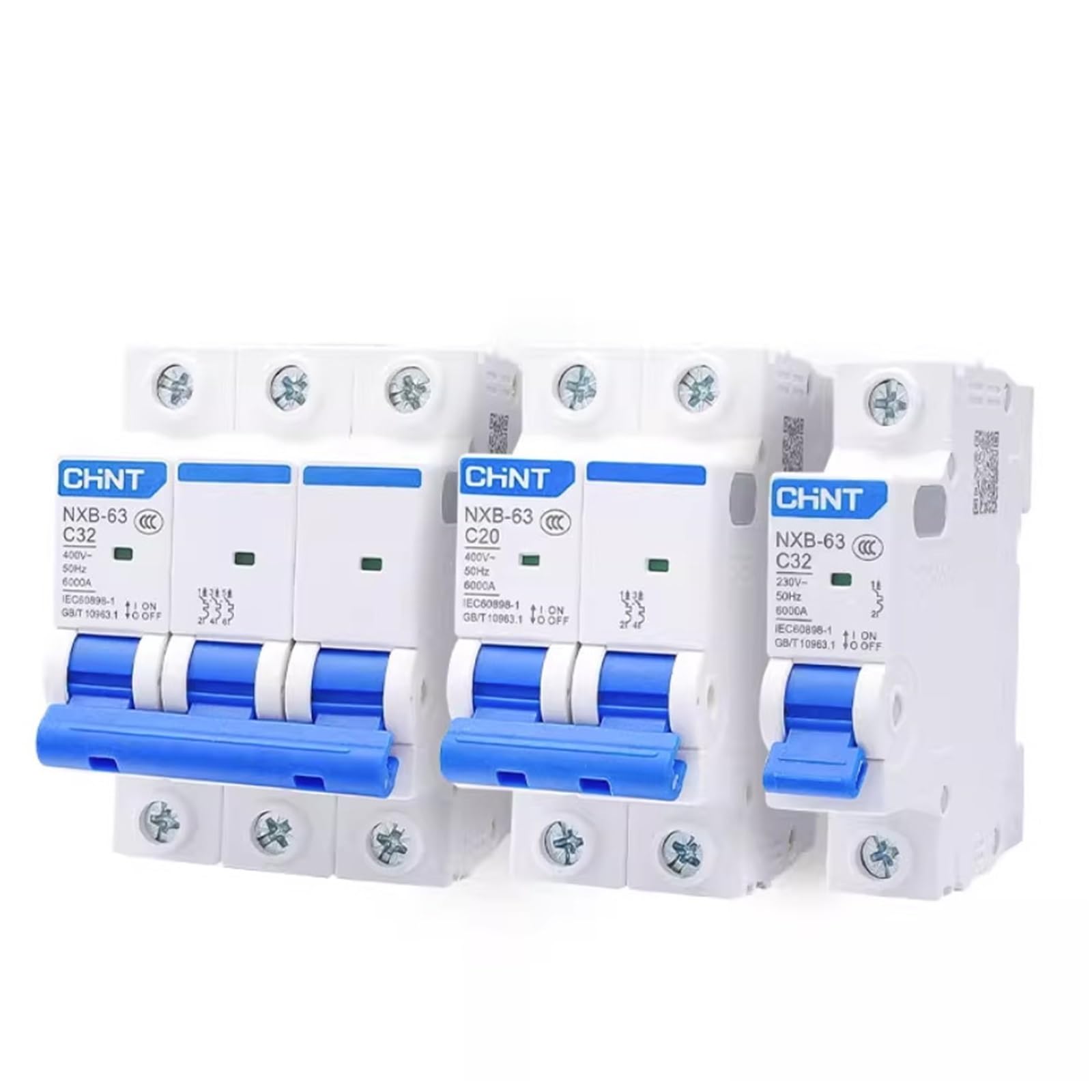 VSPPJYFG 10pcs Circuit Breaker NXB-63C 1P-40A 1P-50A 1P-63A 1P-80A 1P-100A 1P-125A(Nxb-63c 1p-50a)