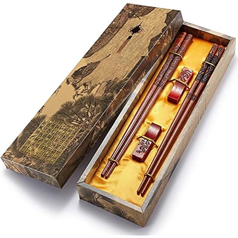 Chinese Dragon and Phoenix Chopsticks Cover