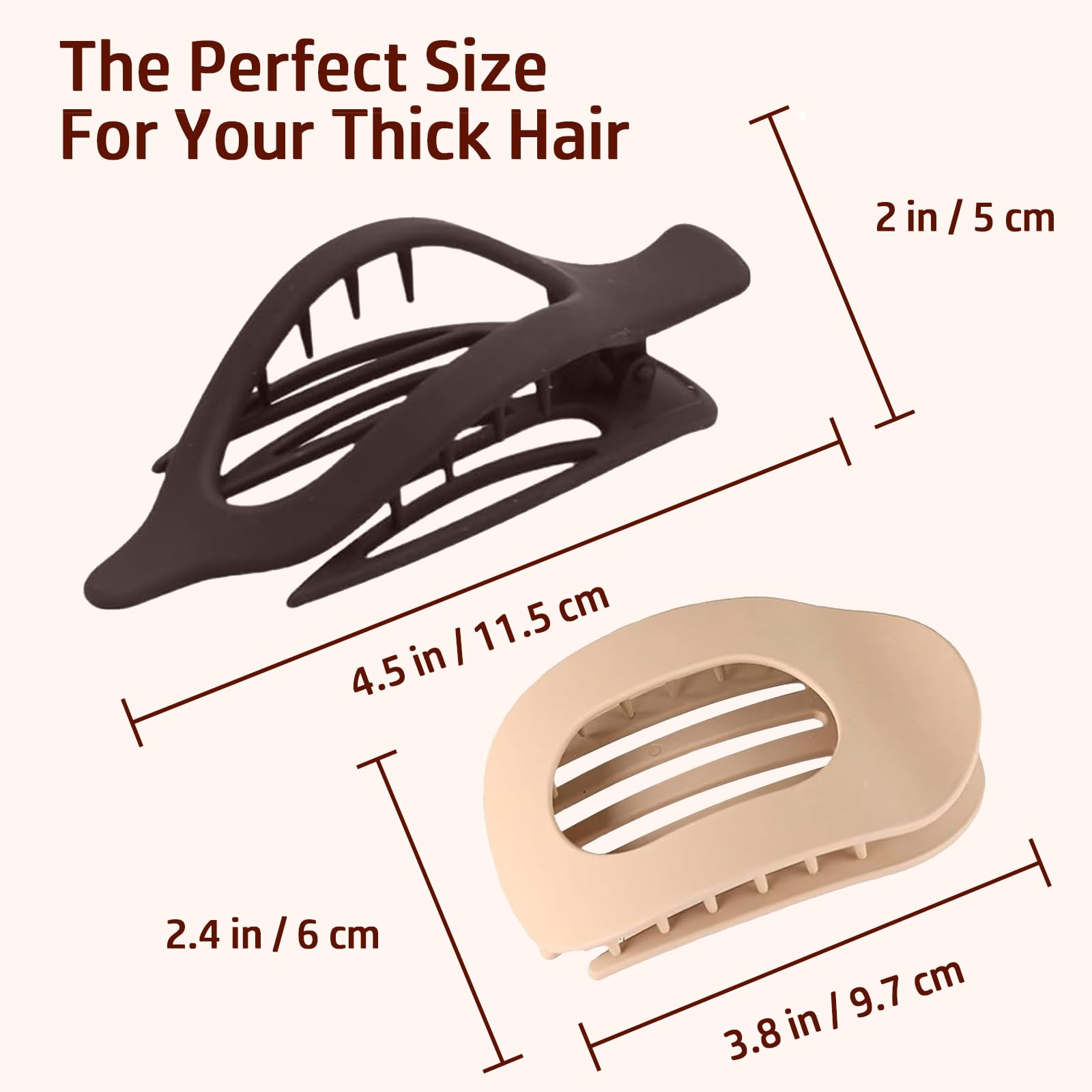 Flat Hair Clips Women, Duckbill Hair Clips for Women Non-Slip Strong Hold - Image 3