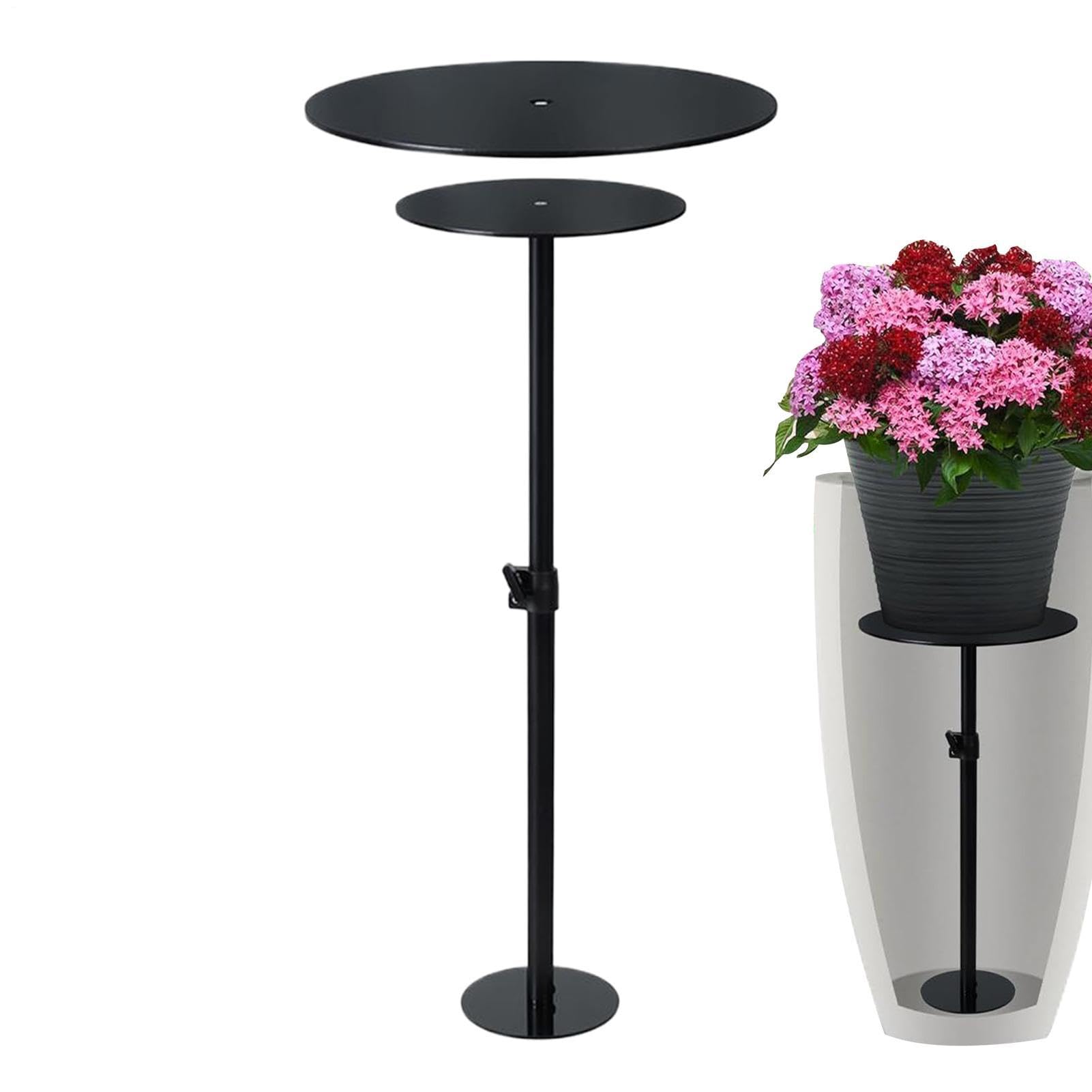 Xepasiay Adjustable Height Planter Inserts For Large Pots - 17-31in Tall Tapered Plant Riser, Plant Lift Inserts Flower Pot Risers, For Inside Pots, For Indoor Outdoor Patio Garden Balcony