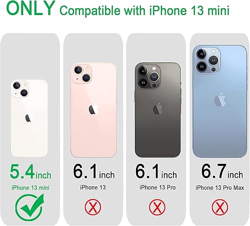 Miniatura 2 de JJGoo Funda compatible con iPhone 13 Mini, suave y transparente, a prueba de golpes, delgada, a prueba de golpes, para iPhone 13 Mini, 5.4 pulgadas,