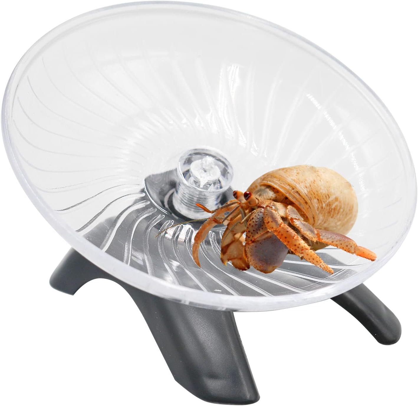 Oooct Hermit Crabs Wheel Toy, Hamster Running Wheel Toys, Small Animals Cage Accessory, Tank Accessory, Suitable for Hermit Crab Hamster Rat
