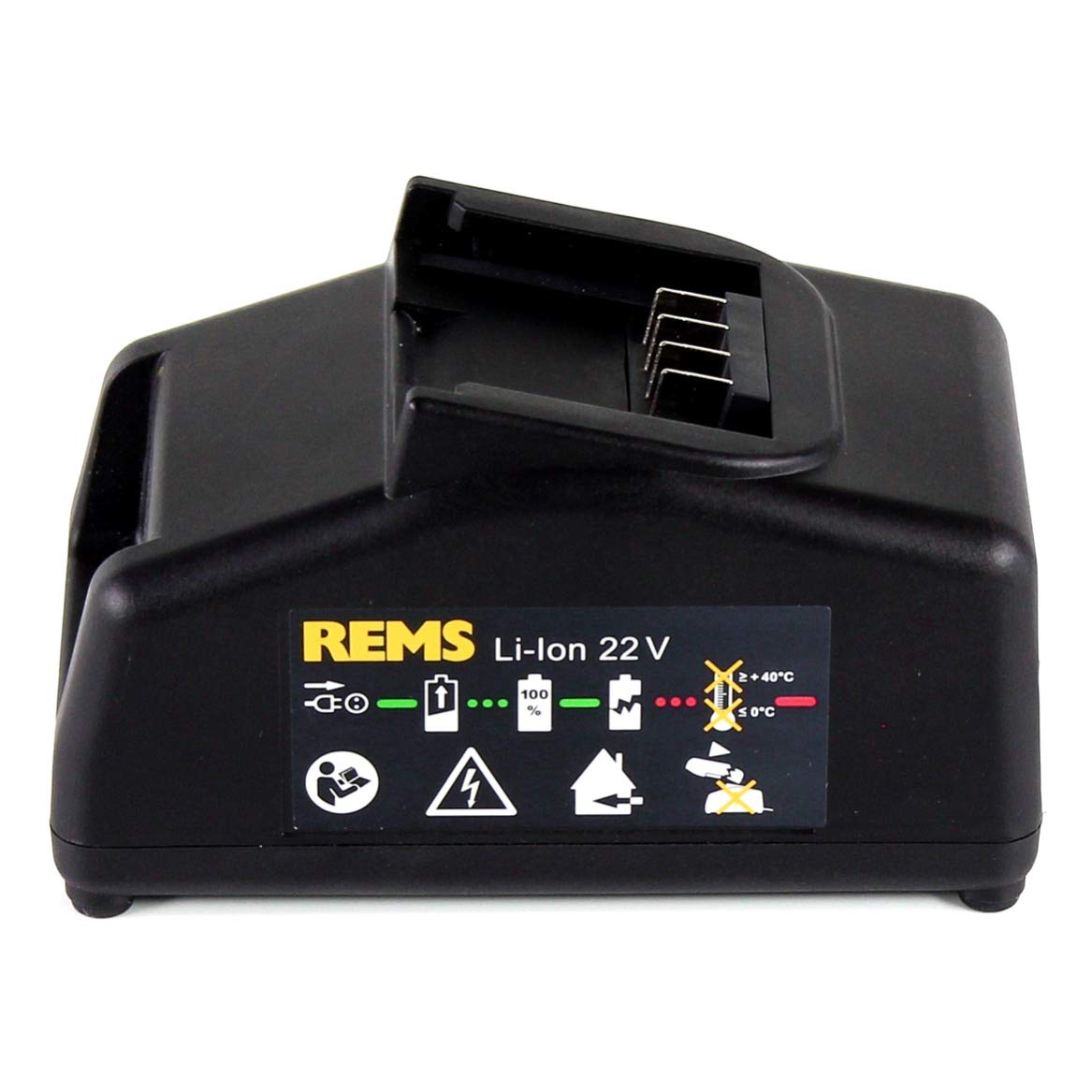 REMS 571585 R220 - Cargador rápido (ion de litio, 230 V, 50-60 Hz, 90 W)
