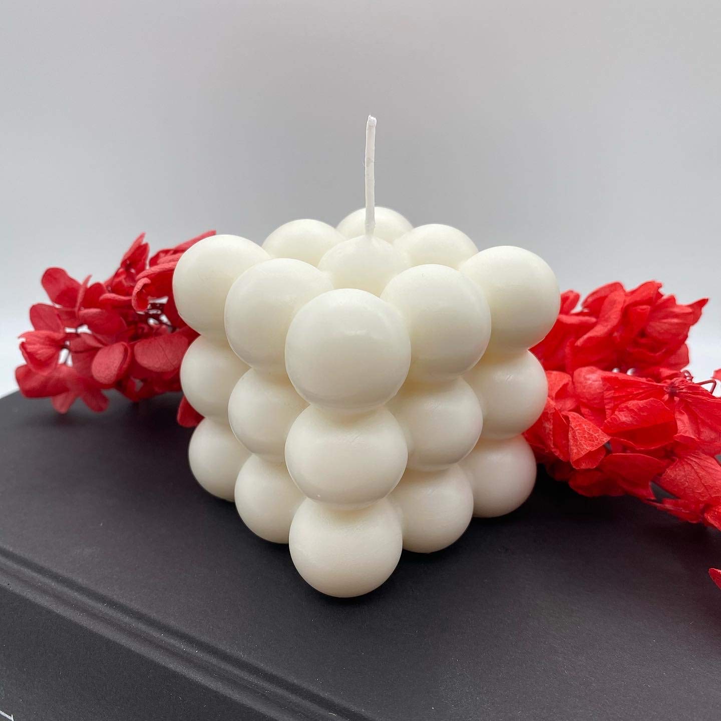 Bubble Kerzen (10 Stück) Größe 6x6x6 cm | Handmade in Germany | Würfel Romantik Candle Deko