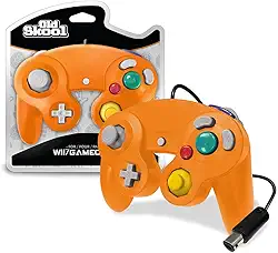 Old Skool Controller Compatible with GameCube/Wii - Orange (Spice)