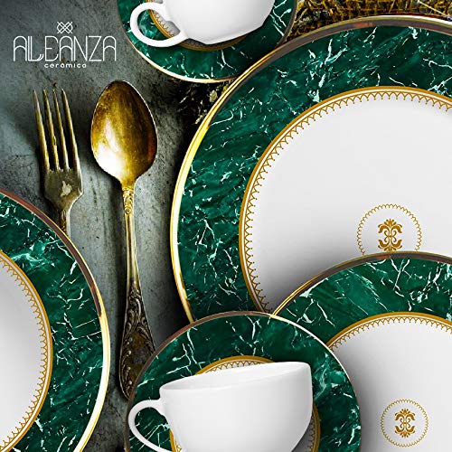 Aparelho de Jantar Alleanza 20 pçs Marble Verde