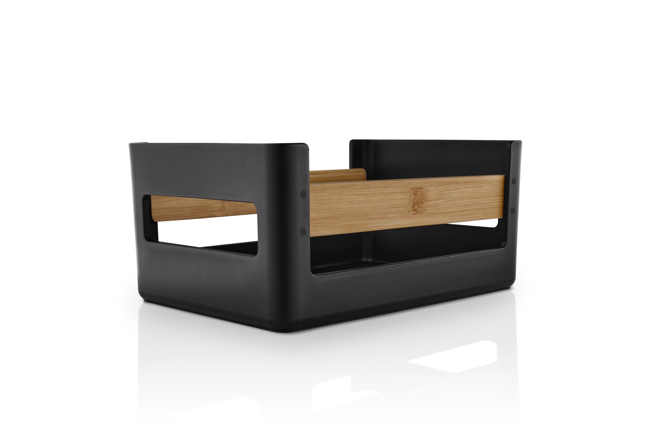 Eva Solo | Nordic Kitchen Speisekammerkiste | Schaffen Sie mit den stapelbaren Kisten | Übersicht, Platz und Ordnung in Ihrer Speisekammer, Küche oder Ihrem Badezimmer Dänisches Design | Schwarz