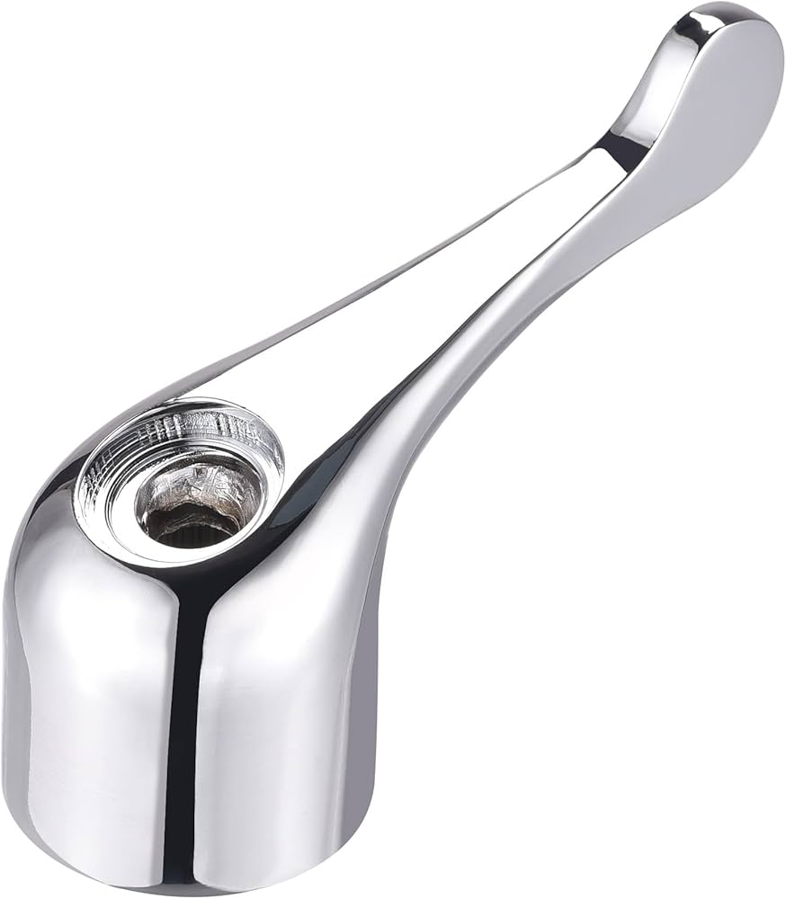 Amazon | uxcell 蛇口のハンドル アロイ製 シルバートーン 電気メッキ