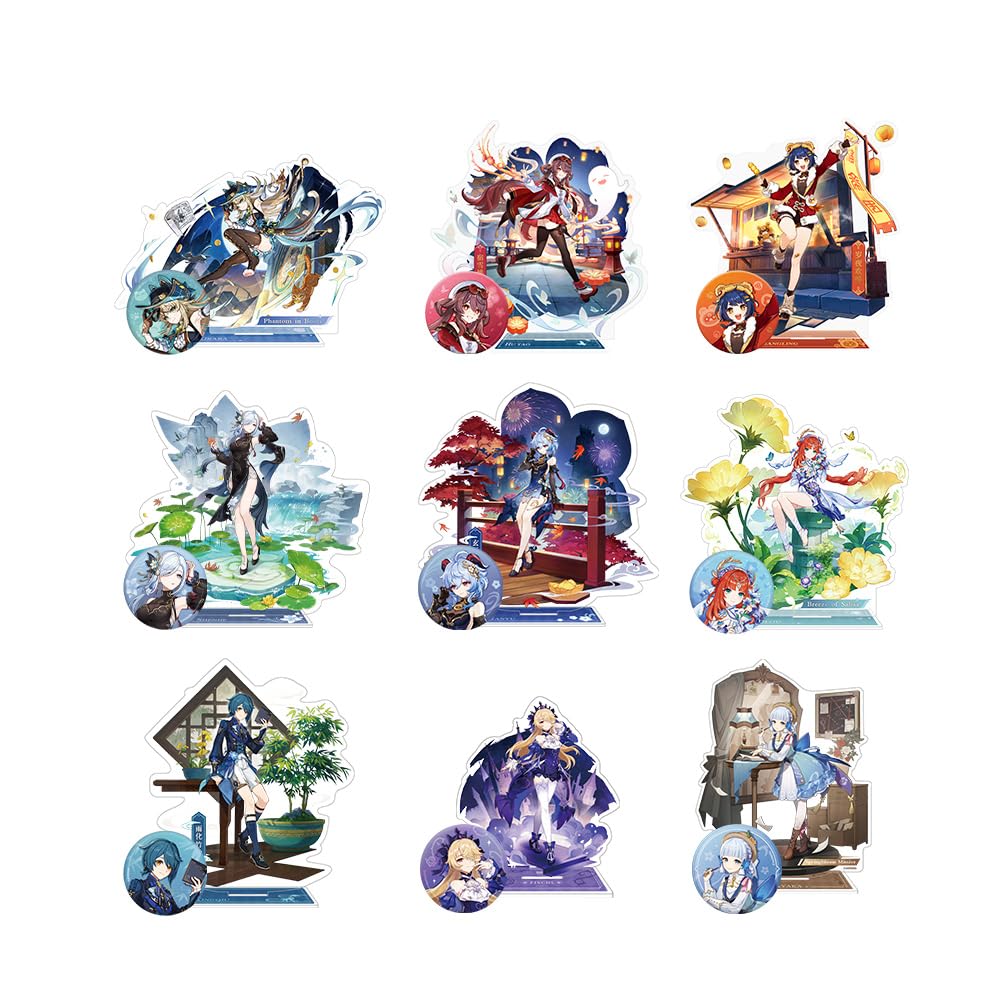 Genshin Impact ティワットスタイルセット Amazon.com: GENSHIN IMPACT Teyvat Style Series Stand - New Year's