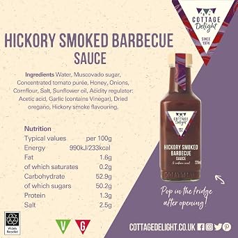 Cottage Delight Hickory Smoked Barbecue Sauce , 220ml