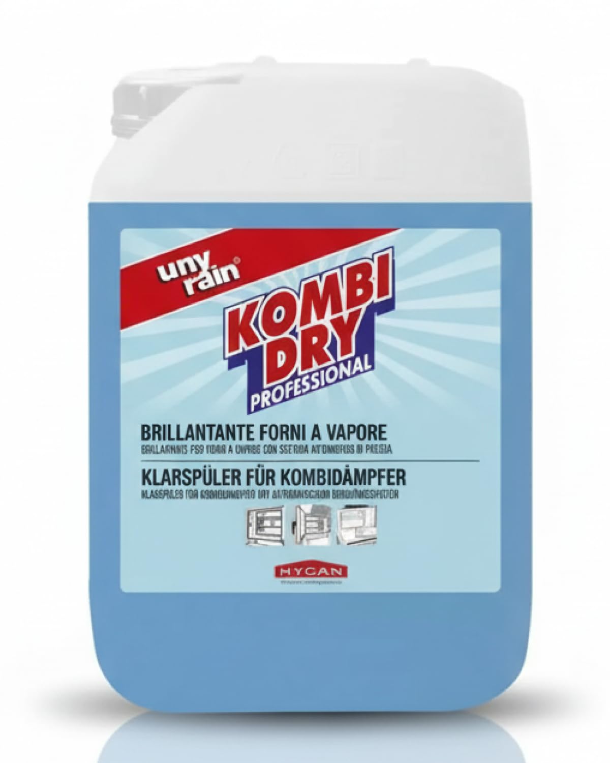 Klarspüler Kombidämpfer Profi 10 Liter | Rückstandsfreies Trocknen, für Kombidämpfer, sehr ergiebig & schaumarm