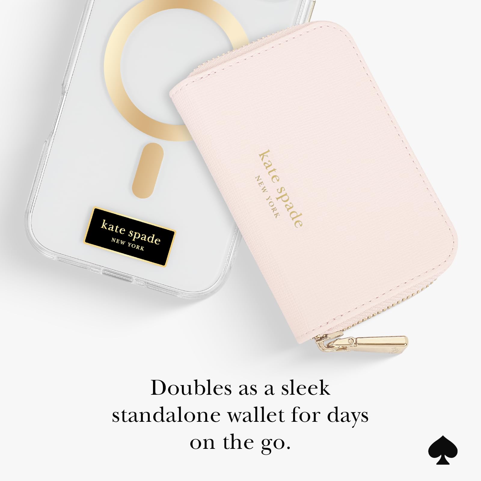 Amazon.com: kate spade new york Devin Zip Magnetic Wallet/Card