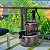 Giantex Water Fountain Outdoor, 2-Tier Barrel Cascading Waterfall Fountain with Electric Pump for Garden Patio Deck Backyard Decor, Rustic Freestanding Water Feature