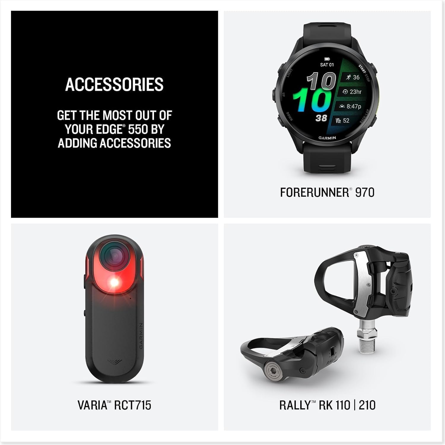 Garmin Edge 850 Compact GPS Cycling Computer Gift Box Bundle - Touchscreen Display, Training & Performance Insights with PlayBetter Silicone Case (White), Screen Protectors, Wall Adapter & Hard Case