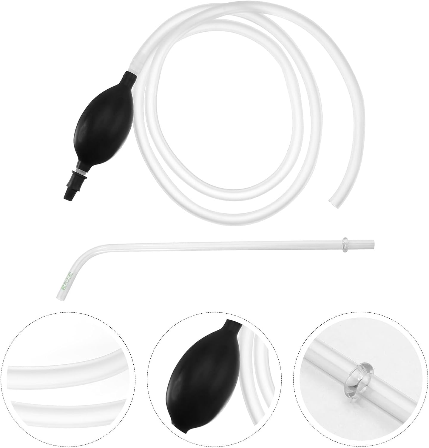 YARNOW Compact Aquarium Siphon Water Changer Pump Small Capacity Water Changing Tool for Fish Tank Cleaning Practical Small Size Aquarium Accessory