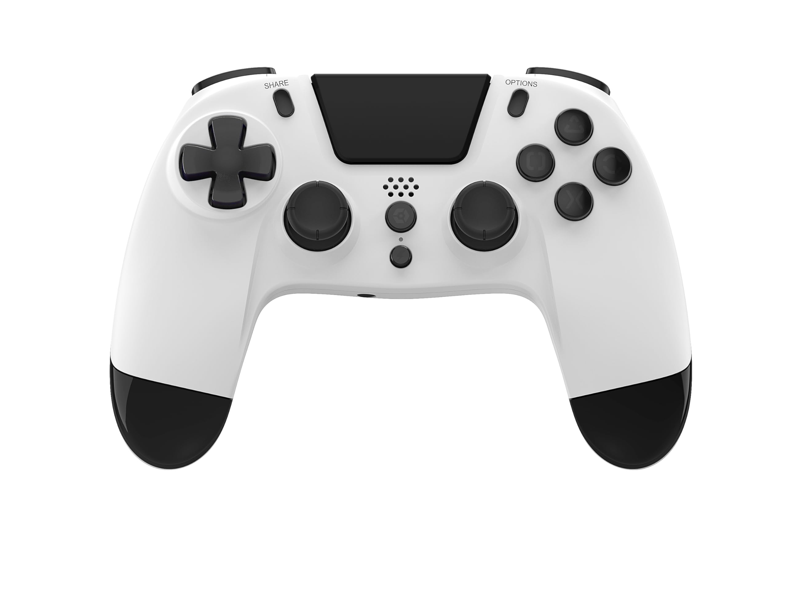 Gioteck VX4 Controller wireless VX4 per PlayStation 4 (PS4) - Bianco con pulsanti posteriori programmabili - Compatibile con Bluetooth