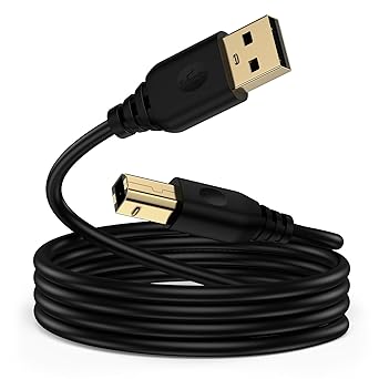 Amazon.com: GiGreen USB Printer Cable 6FT, Type A to Type B Male ...