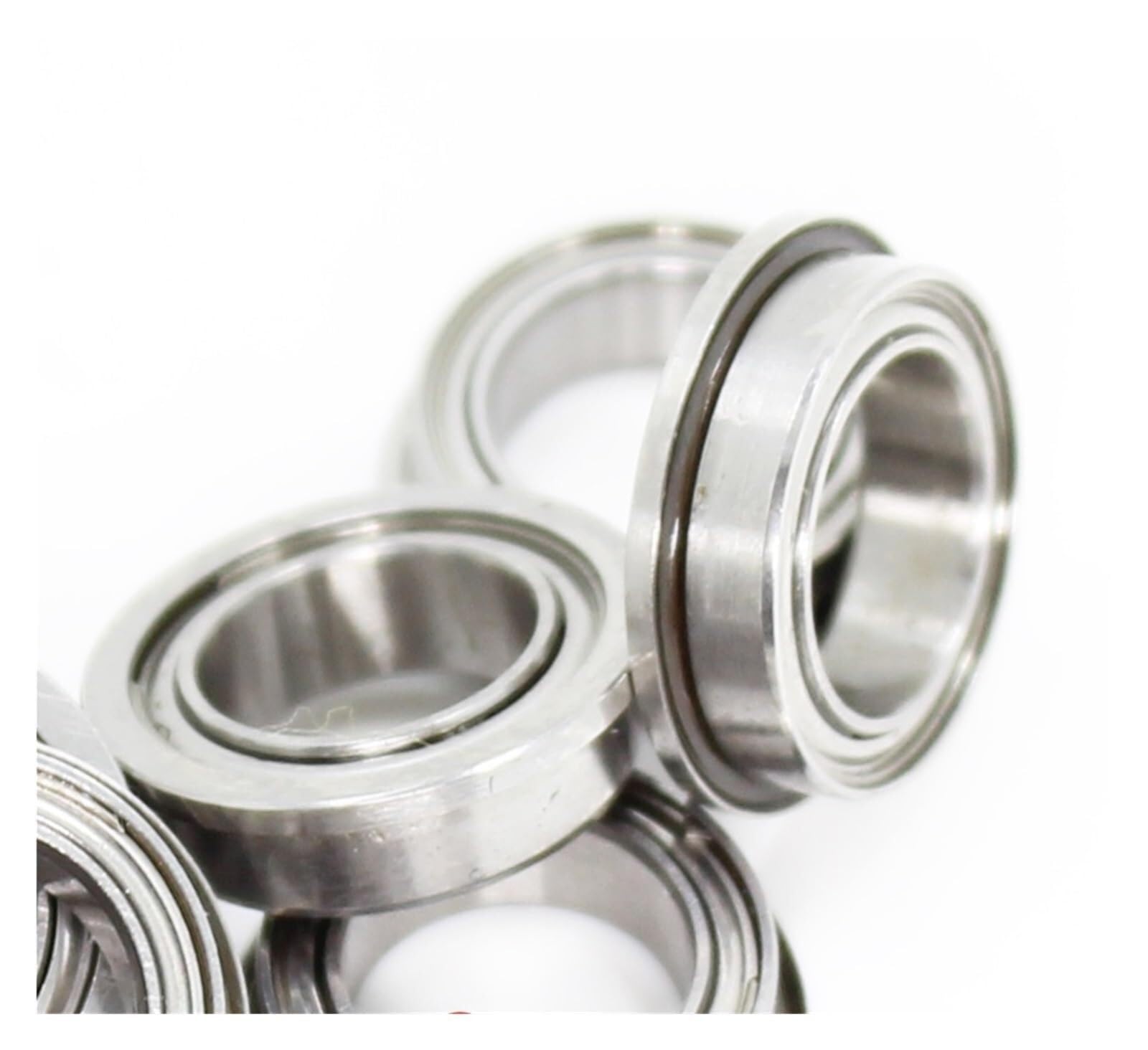 Rodamientos Sellados, Rodamiento de brida F606ZZ 6x17x6 Mm ABEC-1 (10 piezas) Rodamientos bolas con bridas F606 Z ZZ