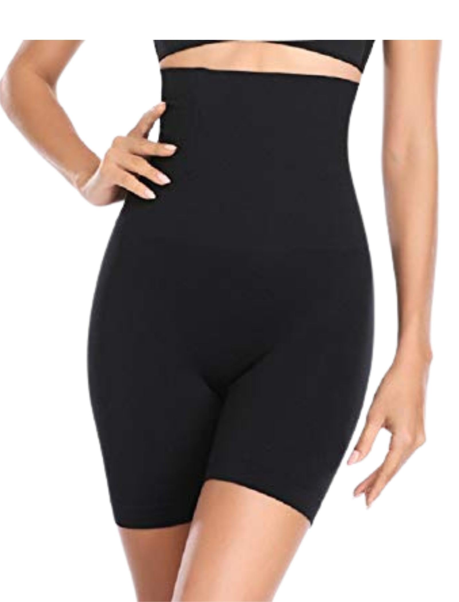 kroywen Women Body Shaper Tummy Control Shapewear High Waist Mid-Thigh Slimmer Shorts Underwear Butt Lifter Bodysuit Panties Shapewear Black-picture-22
