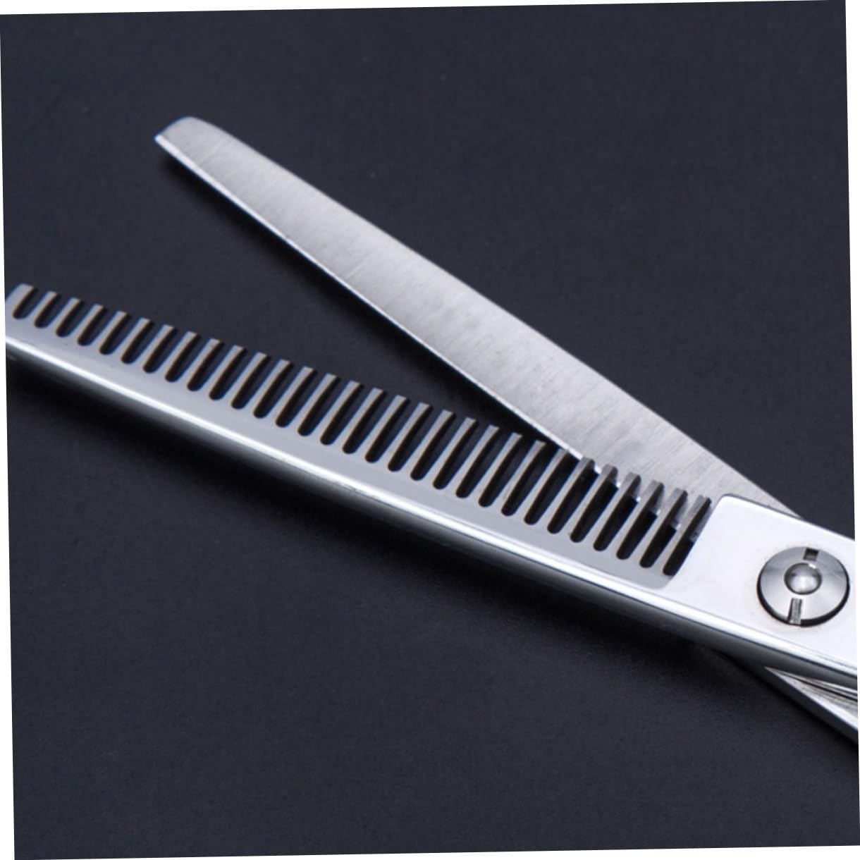 Healvian Tijeras de Corte Portátiles de Acero Inoxidable Tijeras Cabello Rectas Herramienta para Cortar el Cabello Casa o Salón
