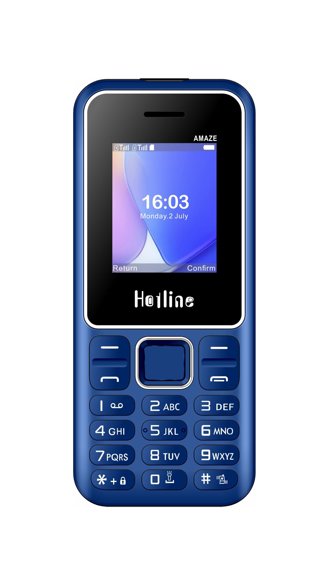 HOTLINE V66 Dual SIM Keypad Mobile Phone | 1.77” Display | Wireless FM | Digital Camera | Expandable Memory | LED Torch and Long Battery Life-picture-34