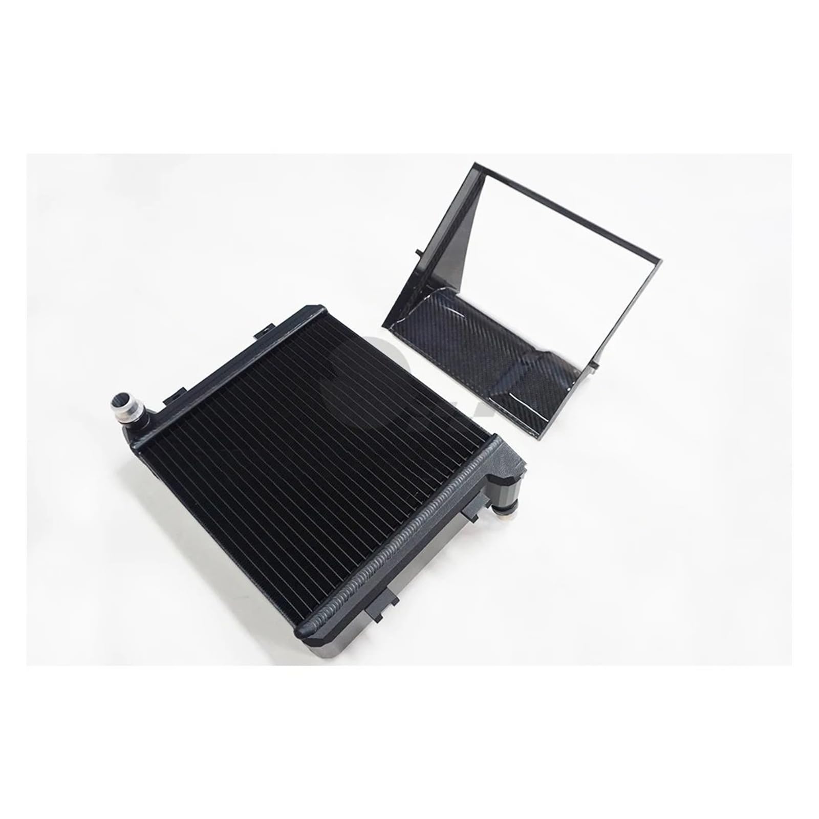 Pasuje Do Benz Klasa C AMG W205 C63 GLC63 GLE63 Chłodnice Układ Chłodzenia Wydajność CNC Intercooler Z Włókna Węglowego Intercooler do turbiny samochodowy