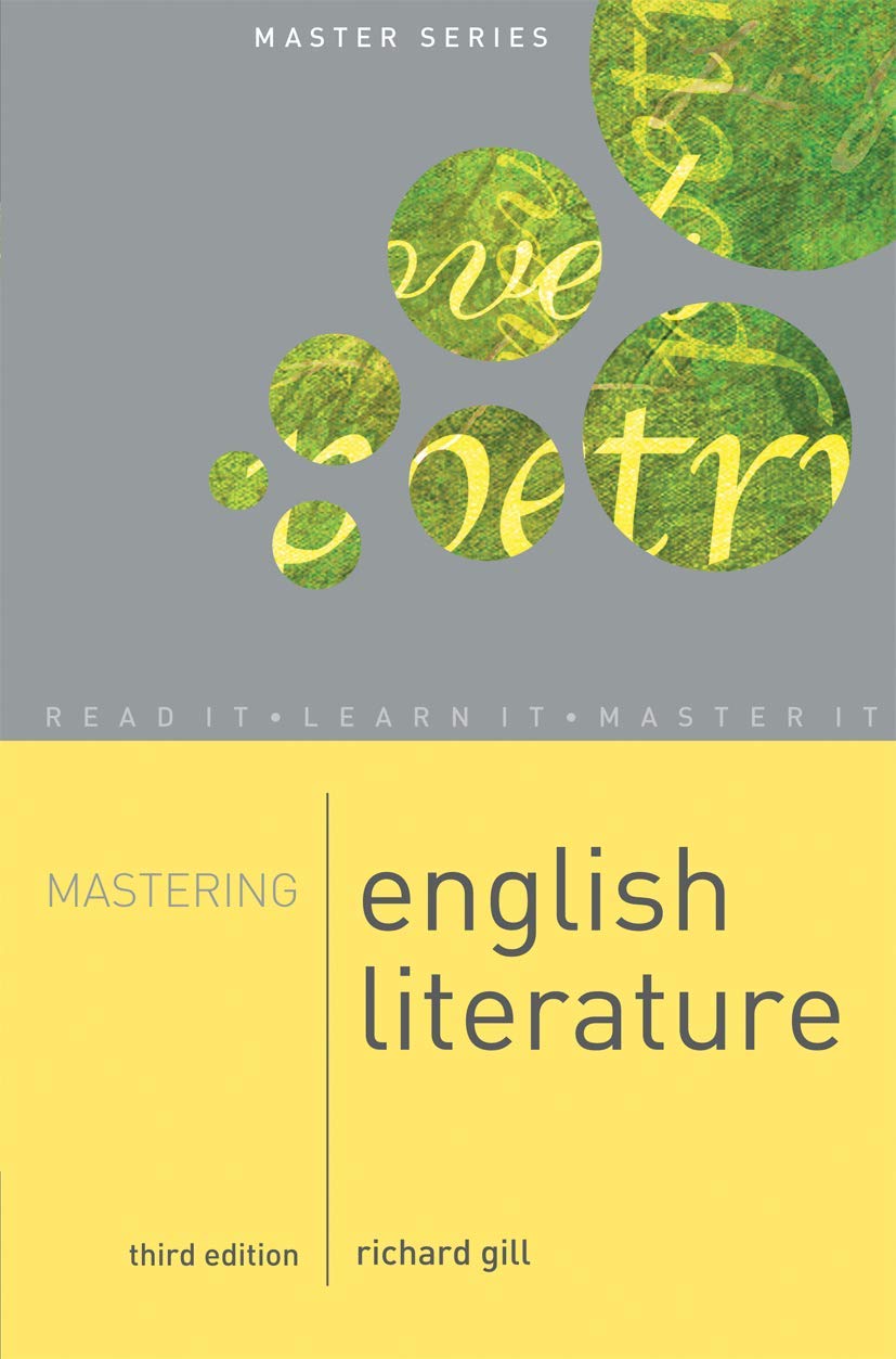Mastering English Literature: Third Edition: 34 (Macmillan Master Series)