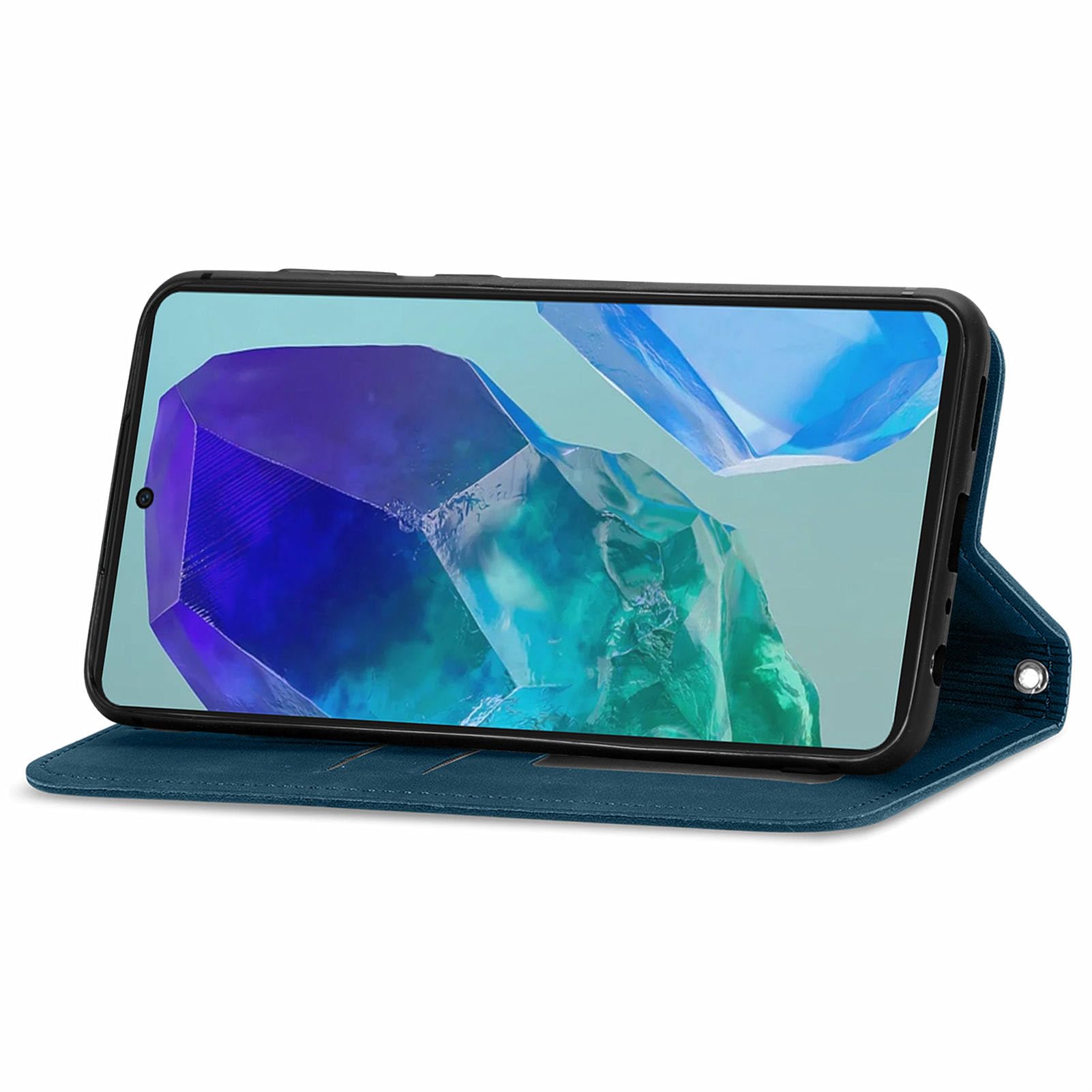 MOJIA Custodia a Portafoglio per Motorola Moto E15 / G05, Cover in