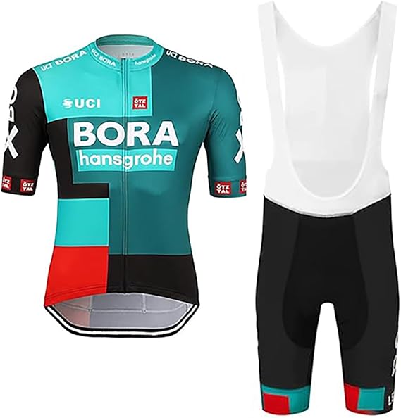 Fenovel Rennrad Trikot Set Herren - Fahrradbekleidung Mit Trägerhose Und 19D Polster