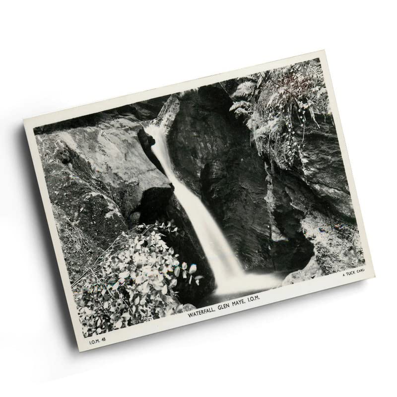 A6 PRINT - Vintage Isle of Man - Waterfall, Glen Maye