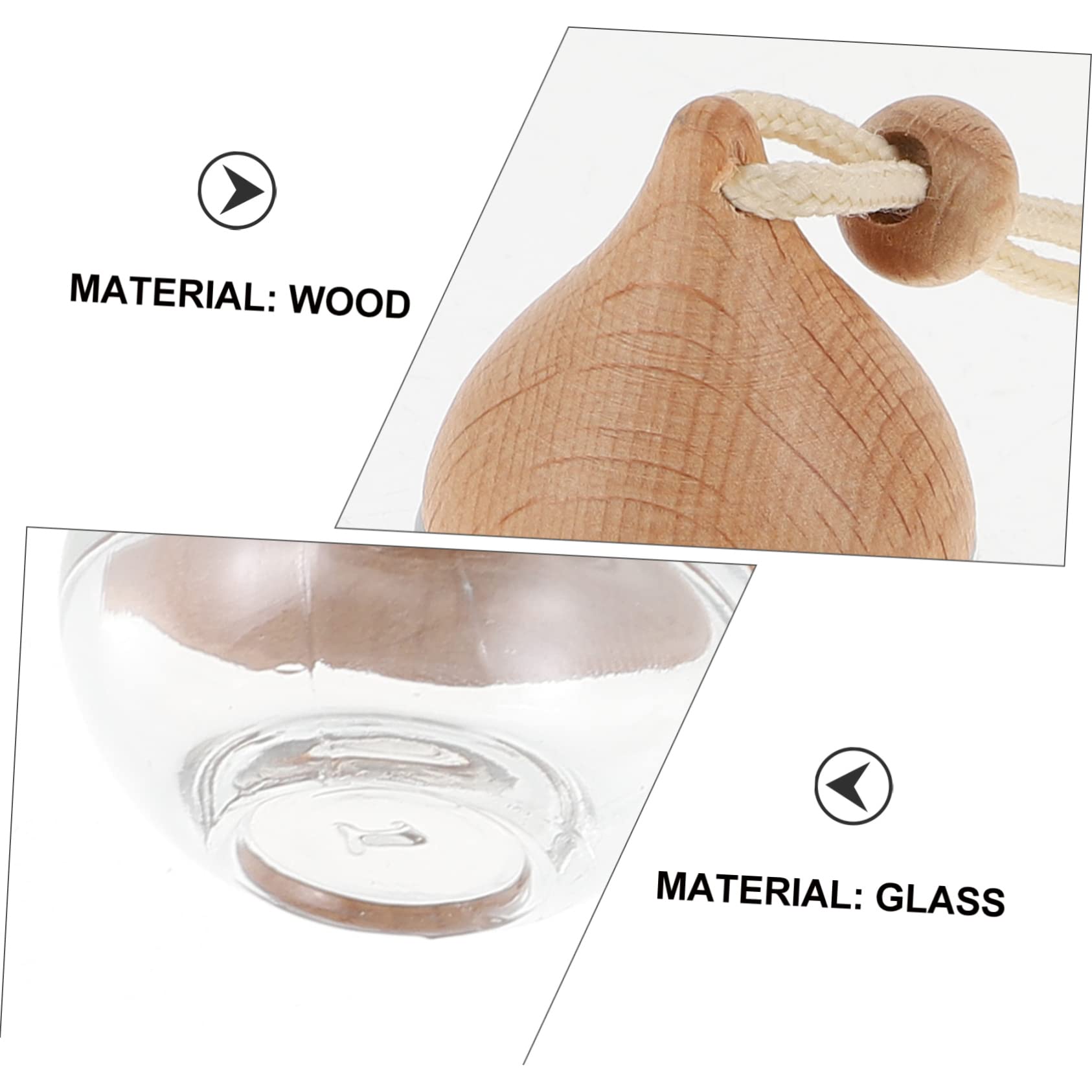 TOPBATHY 10 Juegos Perfume Colgantes Para Difusor De Esenciales Decoración Interior De Adorno Aromático 6 Piezas X 10