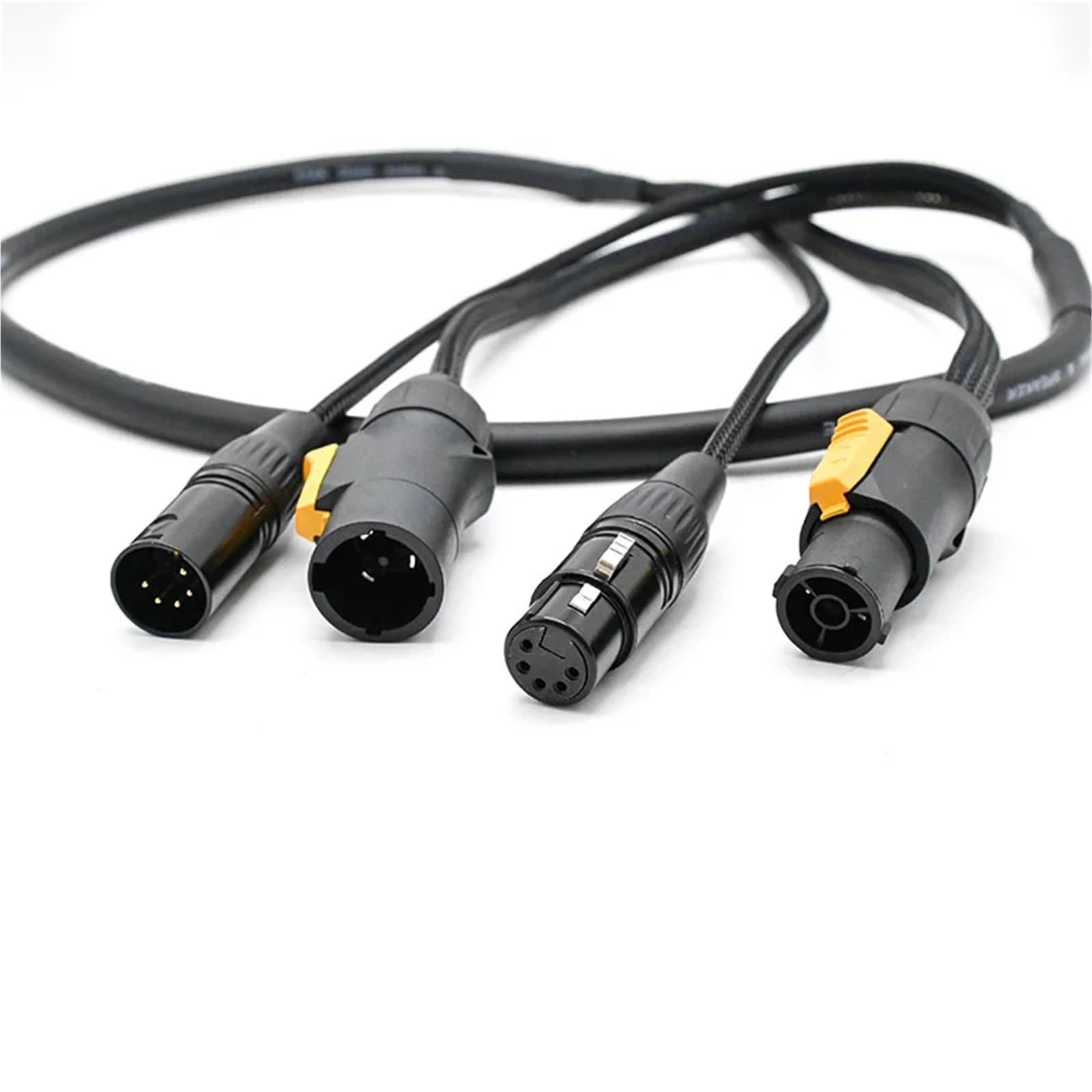 IP65 True1 5-pinowy kabel kombi 1 m 1,5 m 2 m 3 m 5 m True One hybrydowy kabel zasilający i danych do oświetlenia scenicznego na zewnątrz (1,5 m)