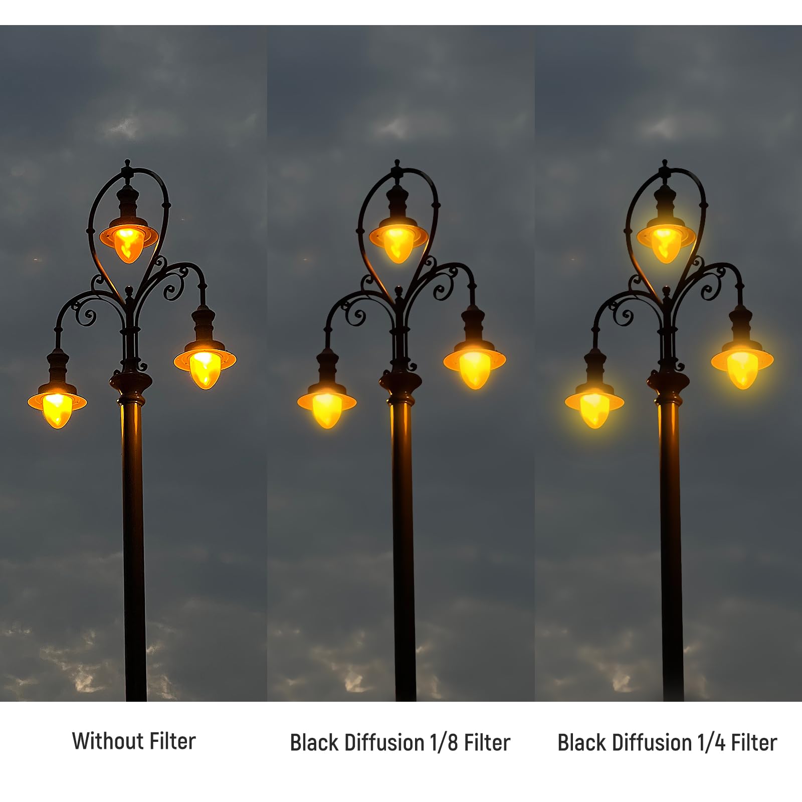 NEEWER 82mm Black Diffusion 1/4 & 1/8 Filtro Per Effetto Mist Cinematic (2 Pack), Set di Filtri Multistrato per Fotografia di Ritratti, con Custodia e Panno per La Pulizia