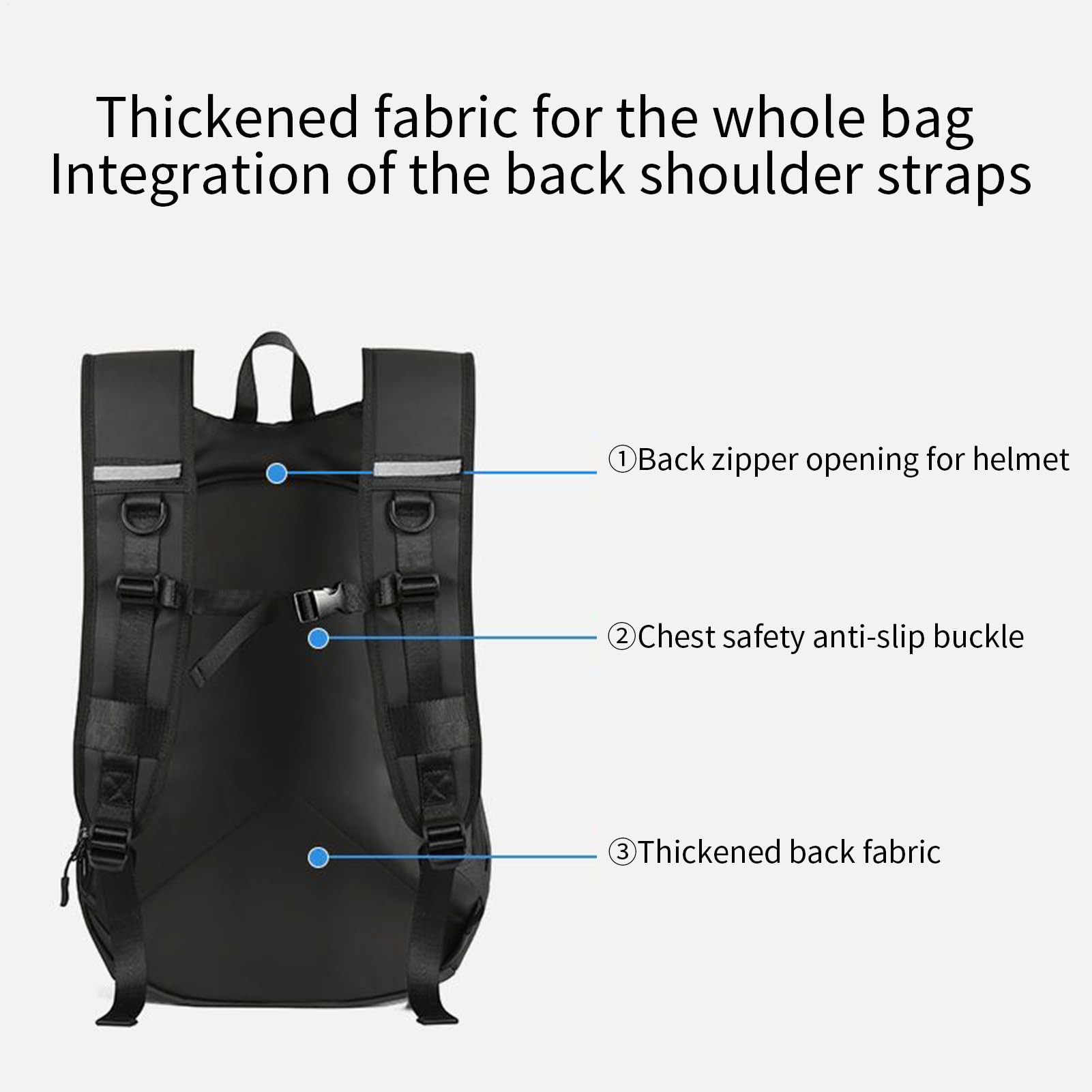 Mochila Portacasco para Motocicleta Accesorios para Motocicleta