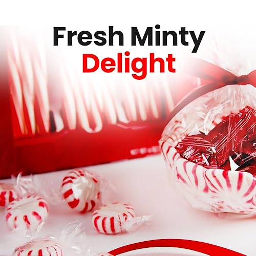 Miniatura 6 de Sweetaholic Caramelo de menta sin azúcar de 6 libras  Caramelo envuelto individualmente  Disco de menta fresca  Lo mejor para adultos diabéticos