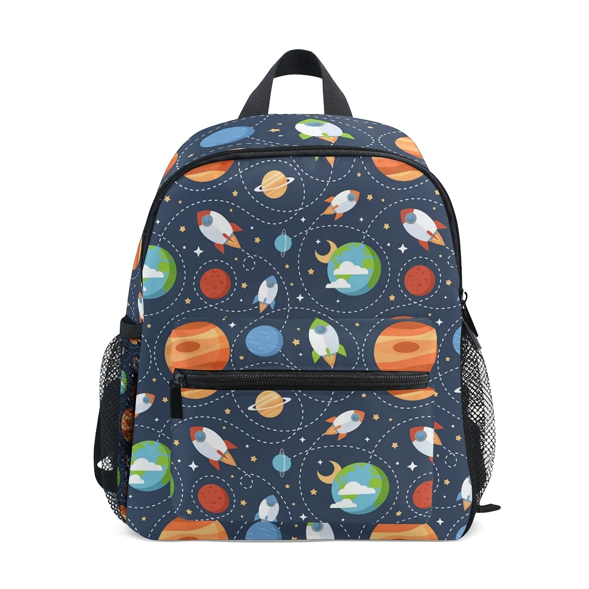 Mnsruu Boys Pattern 1 Kids Backpack Travel Rucksack Space Pattern Schoolbag For Preschool Girls