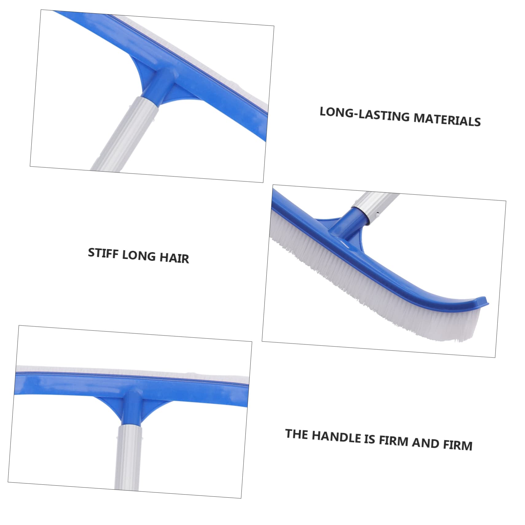 HANABASS Brosse De Nettoyage Portative Nettoyeur pour Parois Et Fond De Piscine Brosse à Manche Pratique