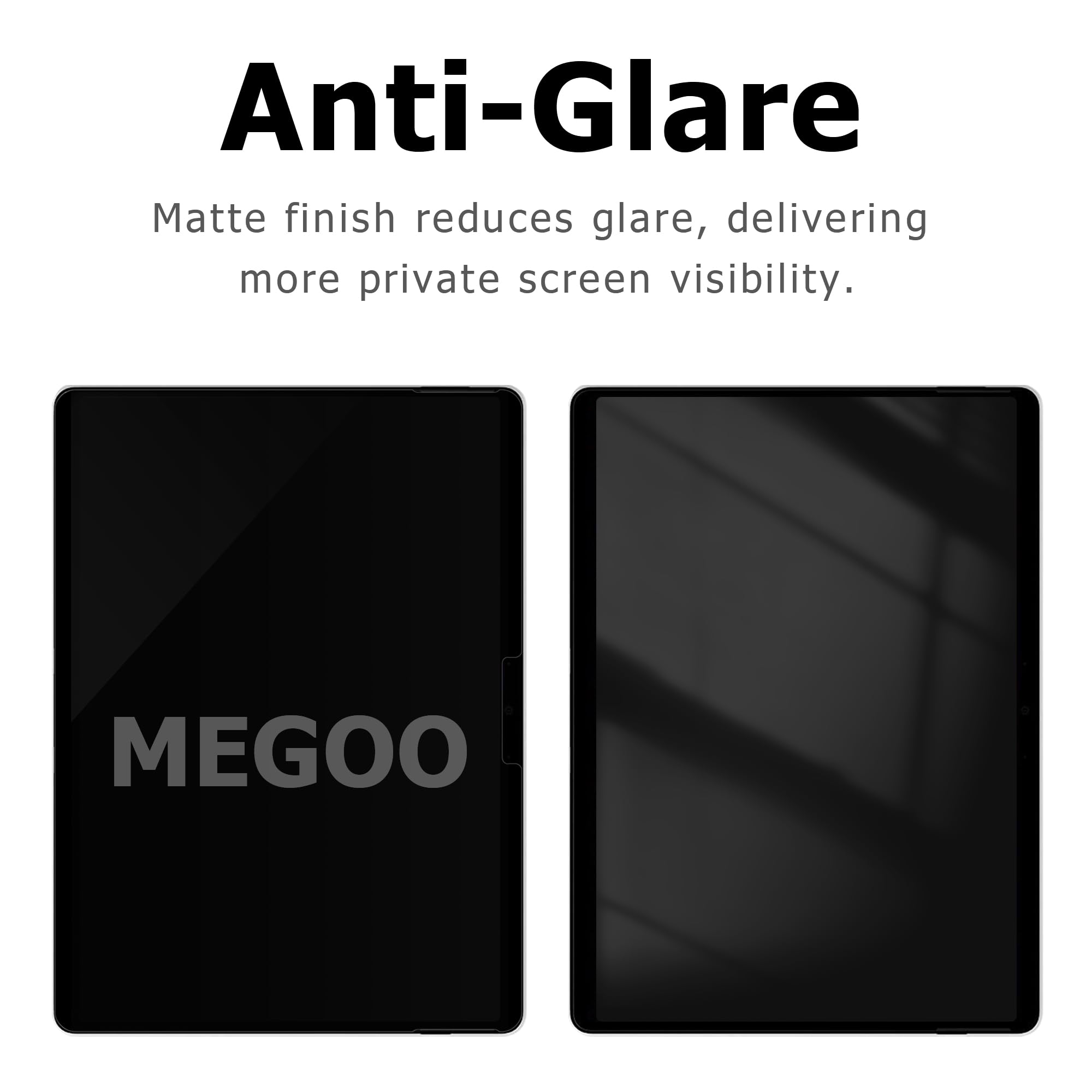 MEGOO Protector de pantalla de privacidad para Surface Pro 7/6/5/4/3 de 12.3 pulgadas, antiespía, antirreflejos, bloqueo de luz azul y UV, nano tecnología magnética, diseño extraíble