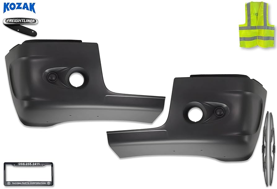 Amazon.com: KOZAK Front Bumper End Corners Plastic w/One Fog
