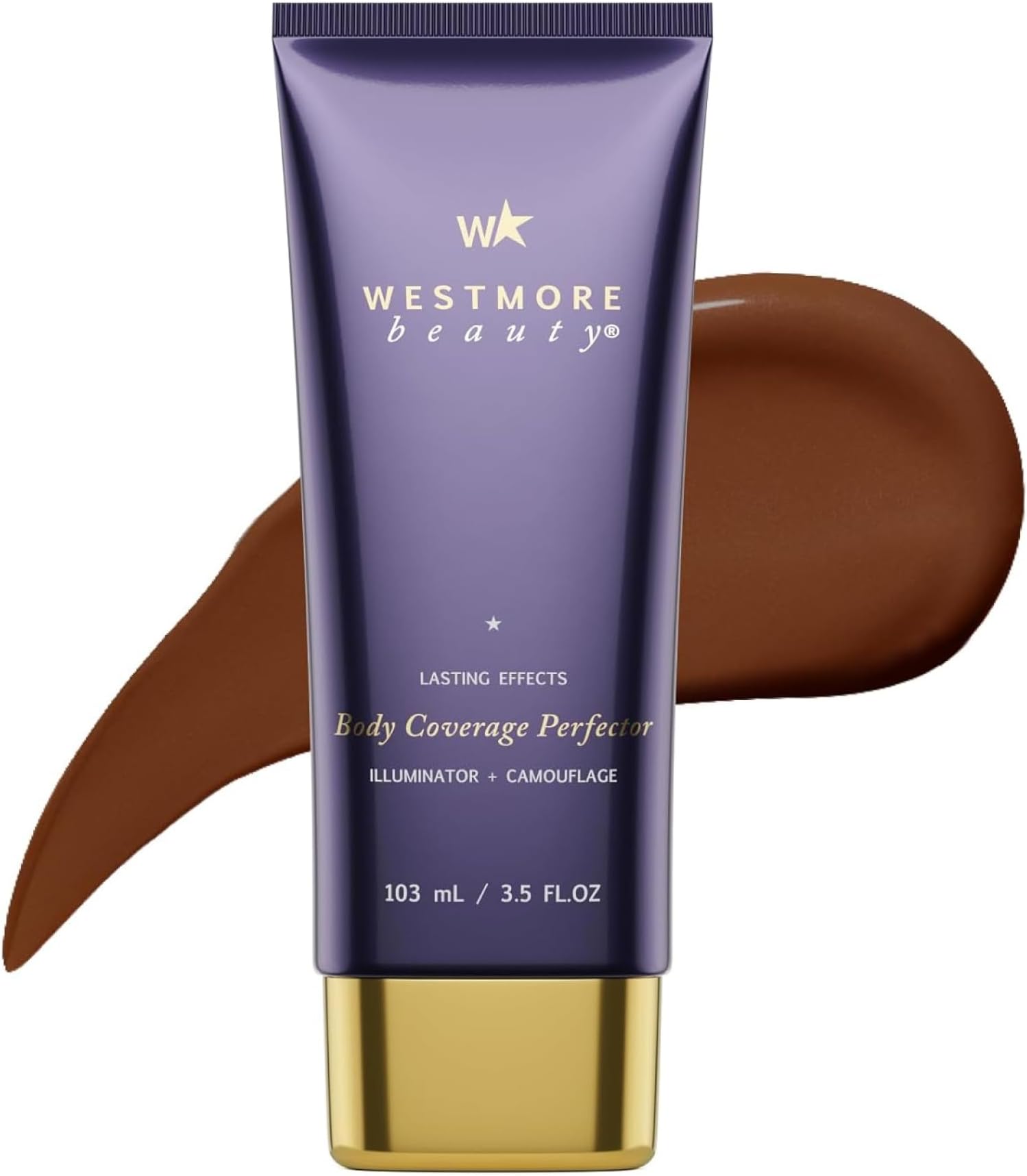 Westmore Beauty Body Coverage Perfector – Waterproof Leg & Body Makeup/Bronzer For Women - Best Tattoo Cover Up Makeup & Tattoo Concealer - 3.5 Oz Deep Radiance